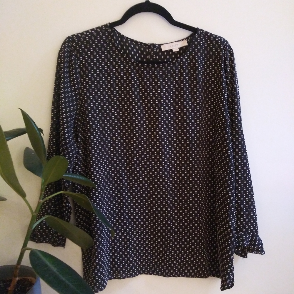 Loft 3/4 length blouse